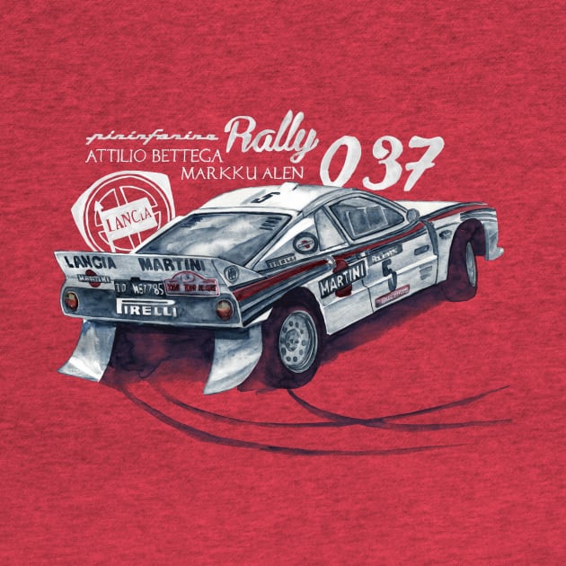 Rally group B: Lancia 037 rally by dareba